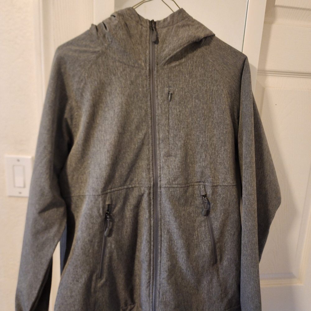 Men's Gray Hooded Jacket